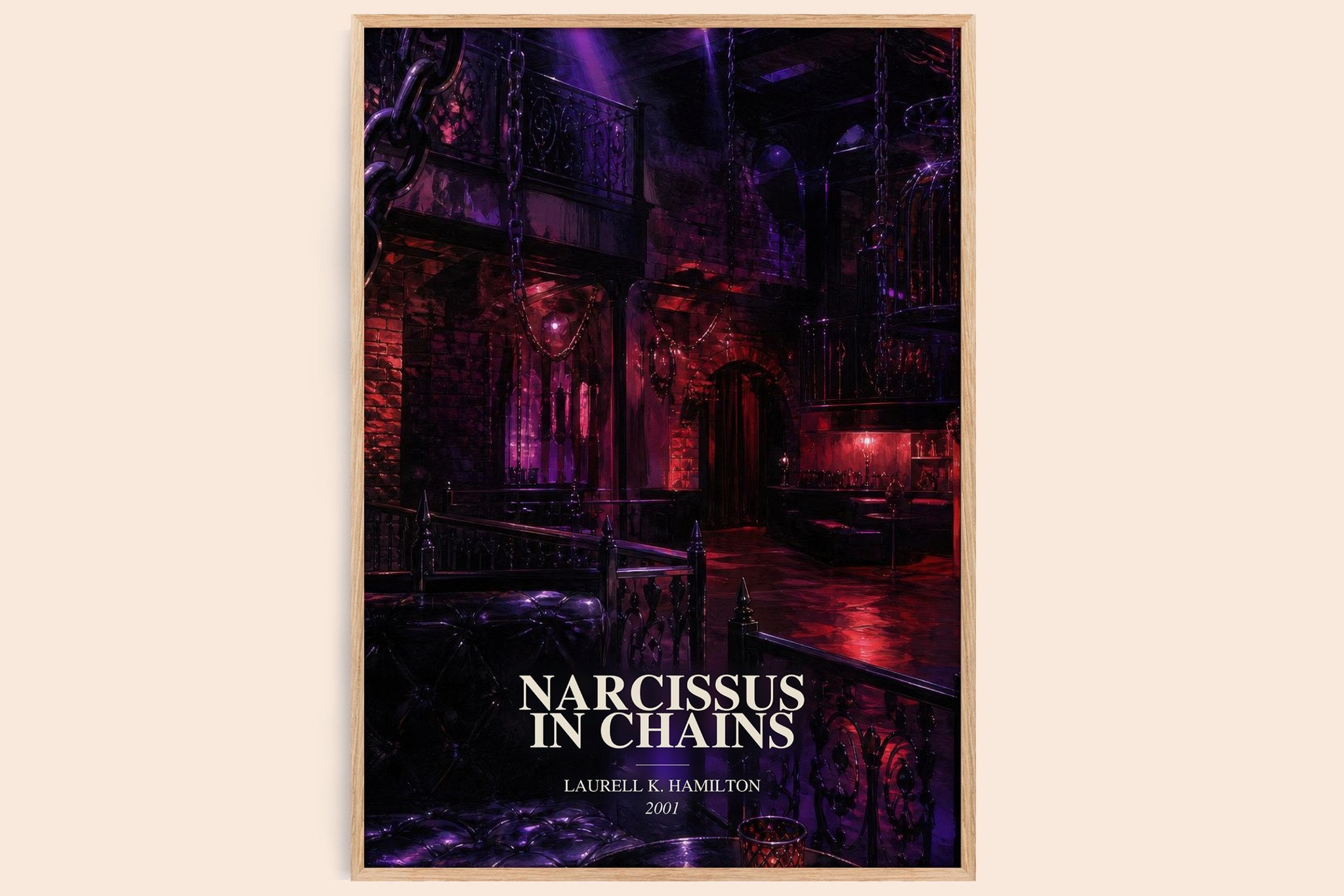Narcissus in Chains Book Watercolour Illustration by L. Hamilton