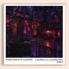Narcissus in Chains literary book poster by Laurell K. Hamilton – framed literary art print