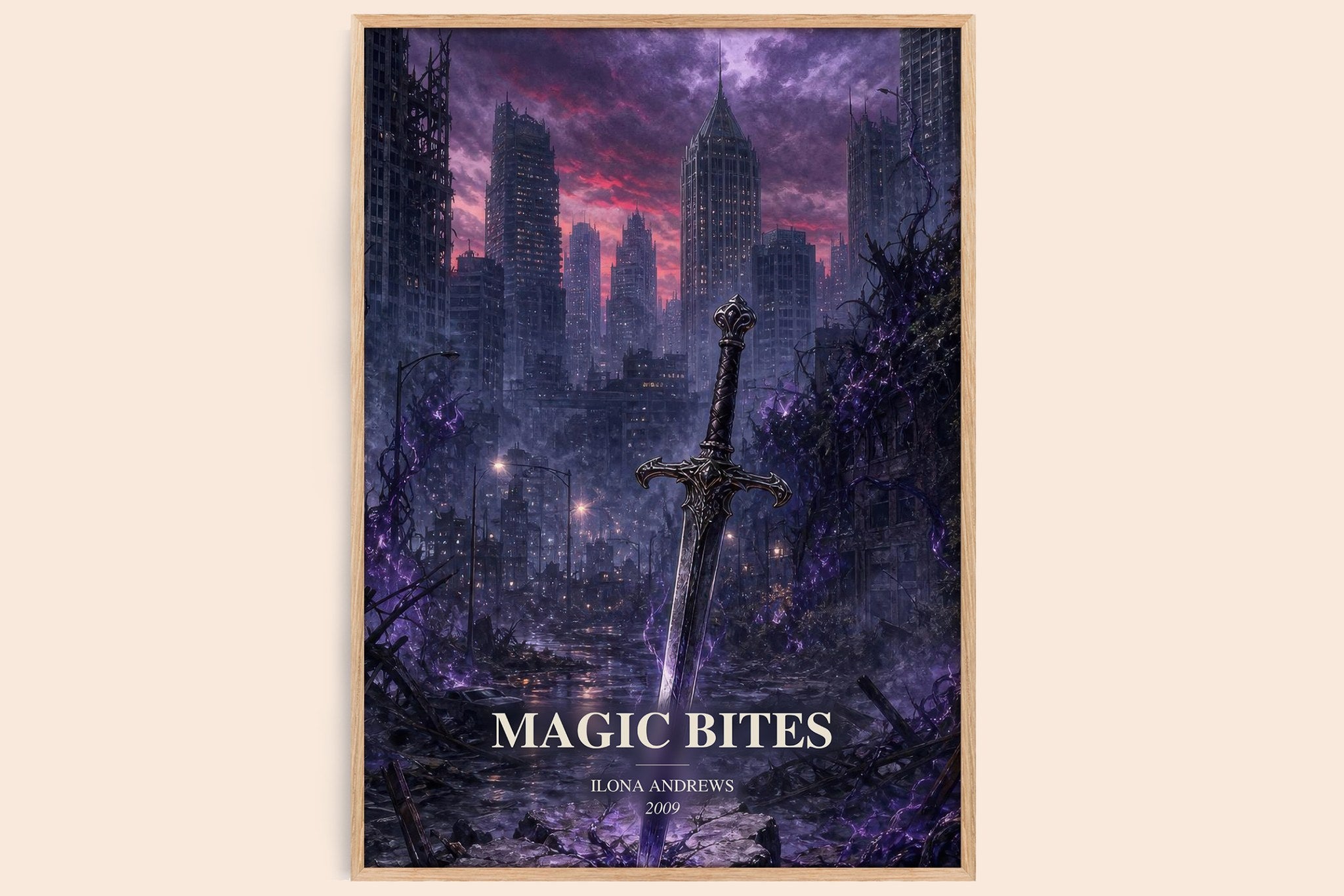 Magic Bites Book Watercolour Illustration by Ilona Andrews
