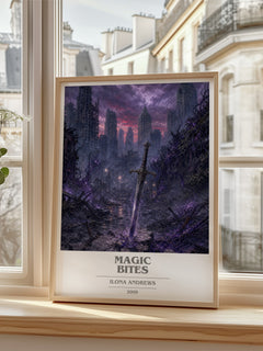 Magic Bites book cover poster colour and style options – Ilona Andrews book art