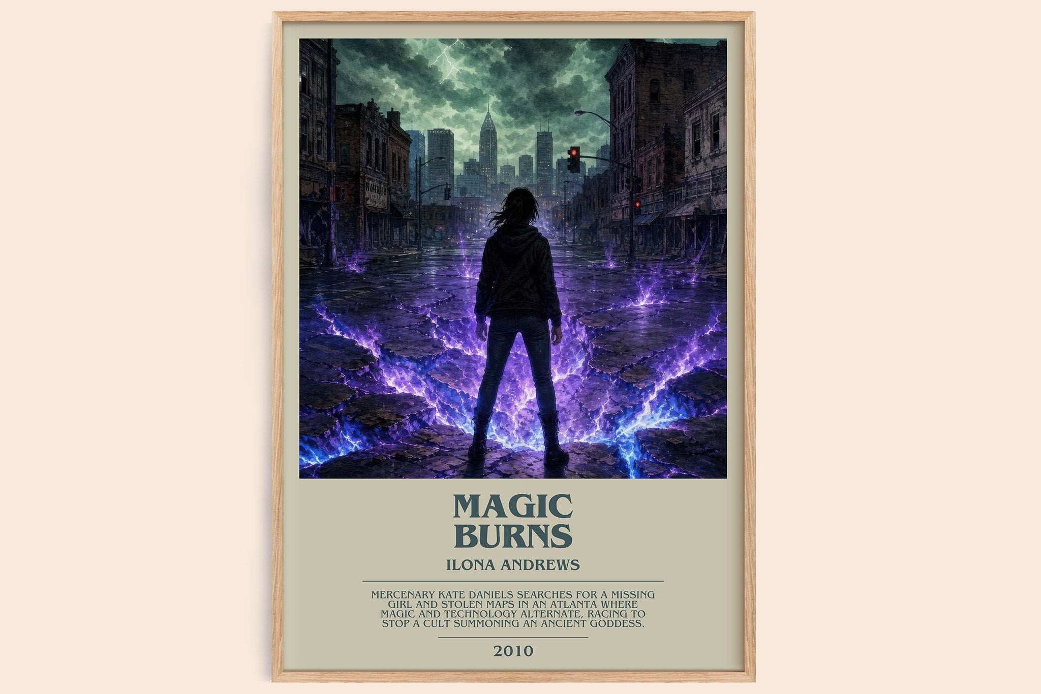 Magic Burns Bookish Wall Art by Ilona Andrews