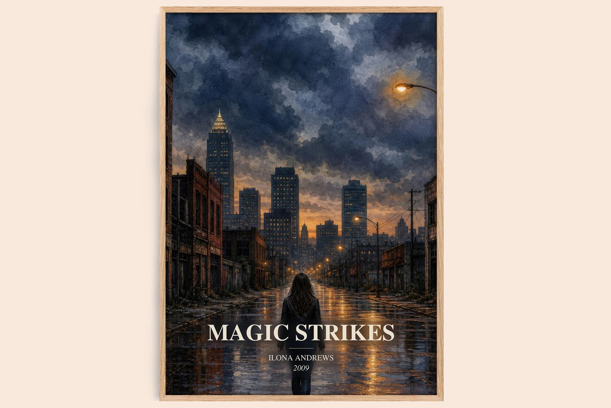 Magic Strikes Book Watercolour Illustration by Ilona Andrews