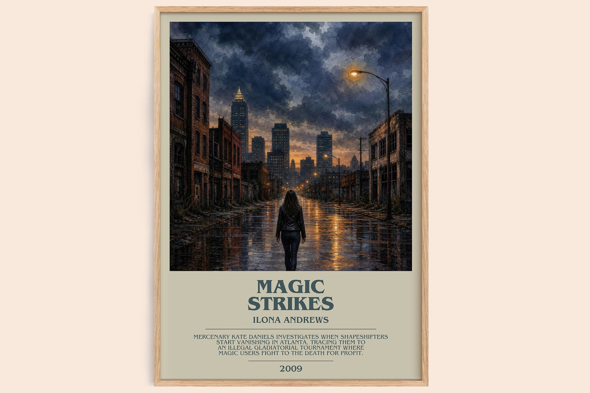 Magic Strikes Bookish Wall Art by Ilona Andrews