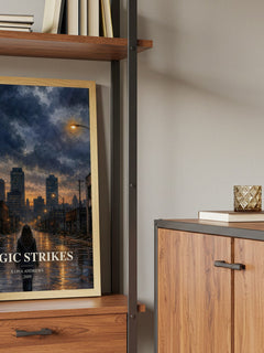 Magic Strikes book watercolour illustration paper finish options – matte satin gloss