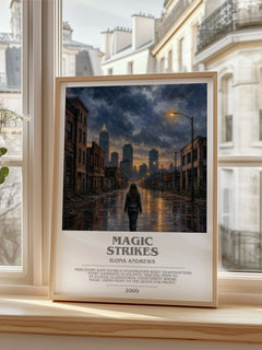 Magic Strikes bookish poster colour and style options – Ilona Andrews book art