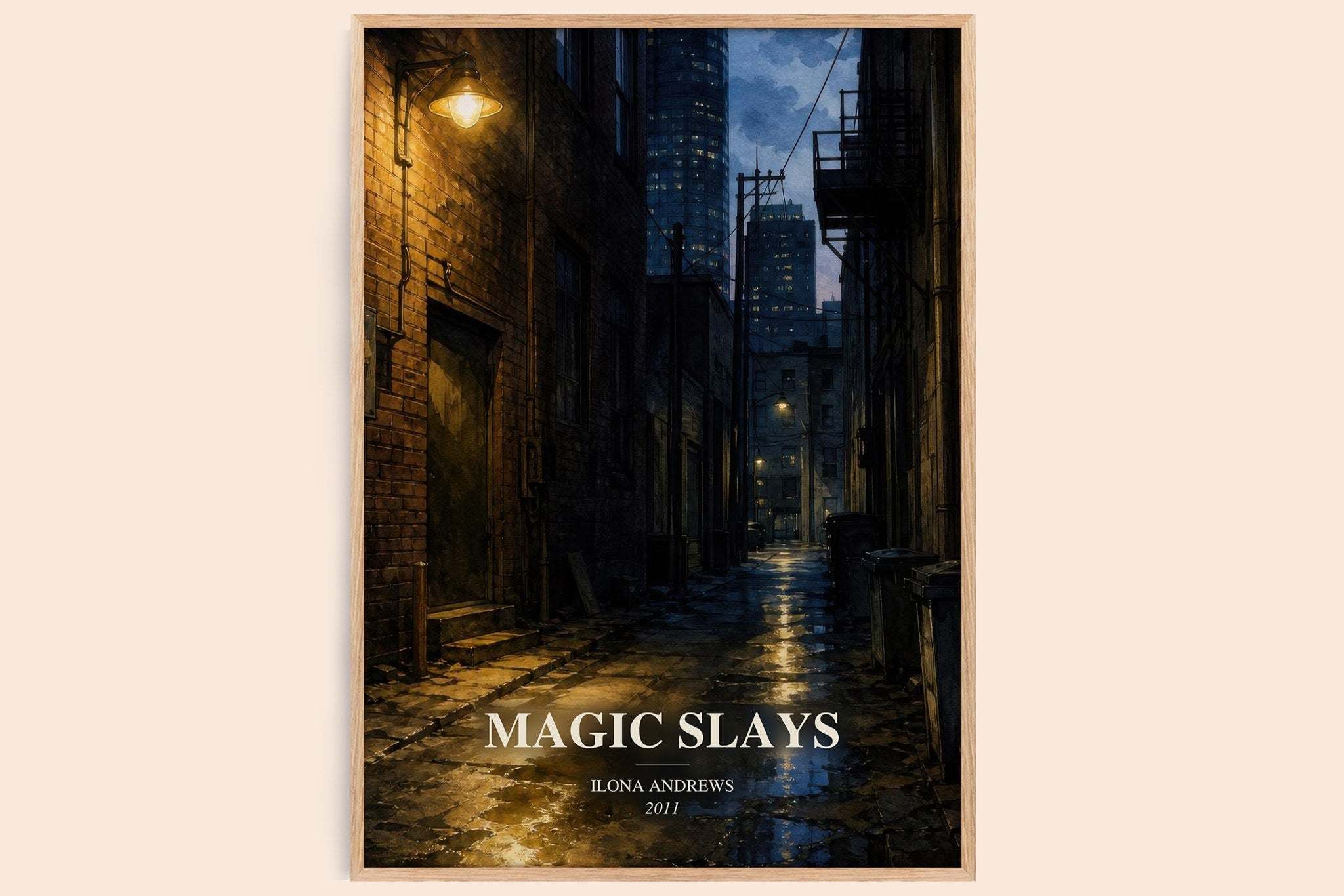Magic Slays Book Watercolour Illustration by Ilona Andrews