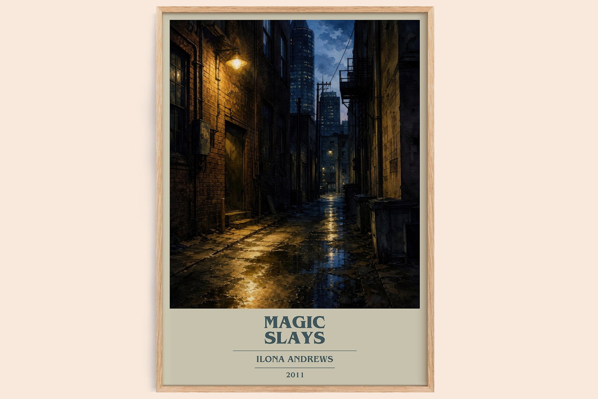 Magic Slays Book Cover Poster by Ilona Andrews