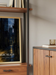 Magic Slays book watercolour illustration paper finish options – matte satin gloss