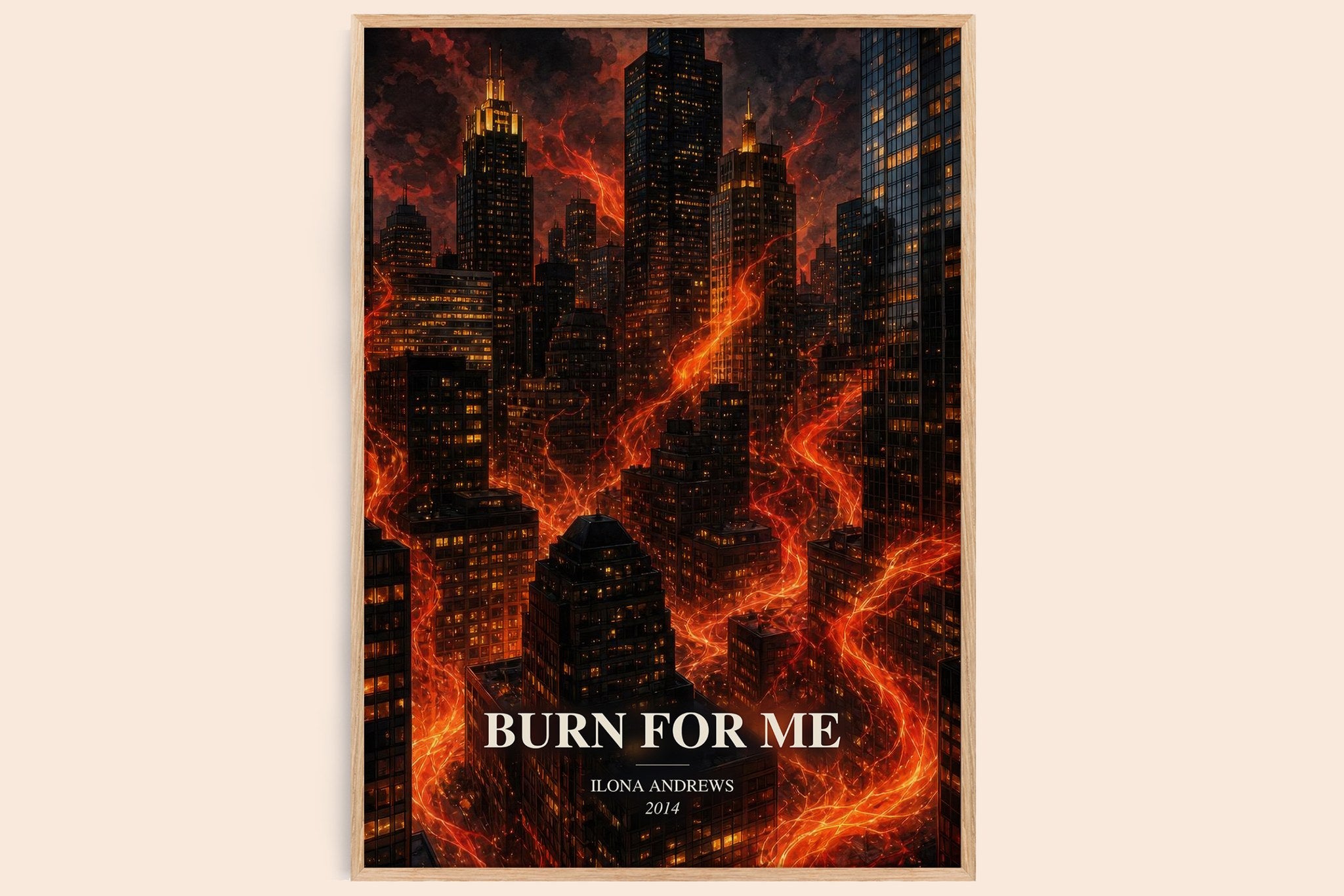 Burn for Me Book Watercolour Illustration by Ilona Andrews