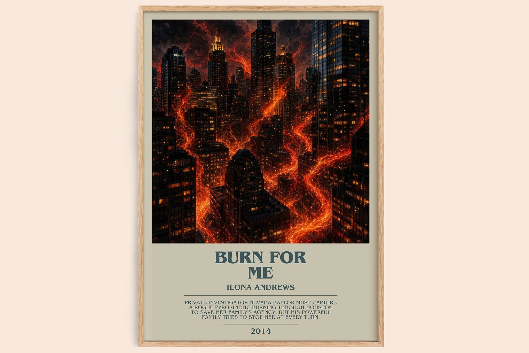 Burn for Me Bookish Wall Art by Ilona Andrews