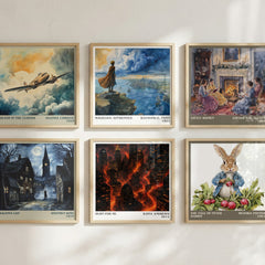 Burn for Me literary art print colour and style options – Ilona Andrews book art