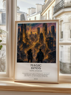 Magic Binds bookish poster colour and style options – Ilona Andrews book art