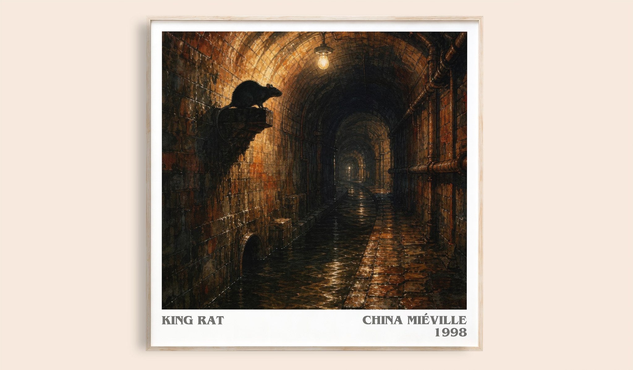 King Rat Literary Art Print by China Miéville