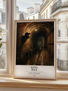 King Rat book cover poster colour and style options – China Miéville book art