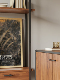 Perdido Street Station book watercolour illustration paper finish options – matte satin gloss