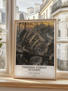 Perdido Street Station book cover poster colour and style options – China Miéville book art
