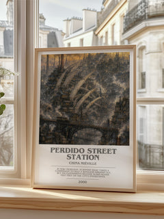 Perdido Street Station bookish poster colour and style options – China Miéville book art