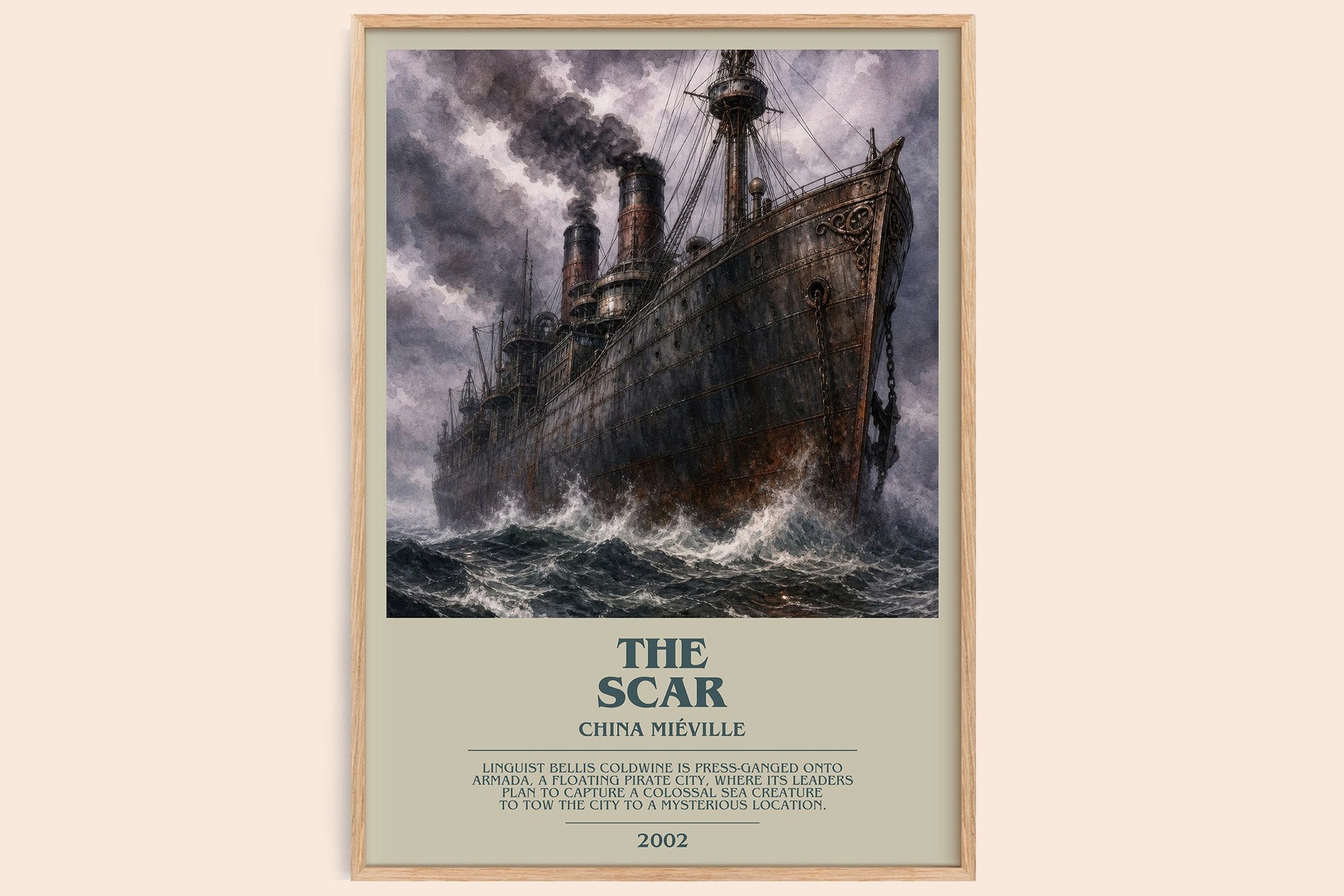 The Scar Bookish Wall Art by China Miéville