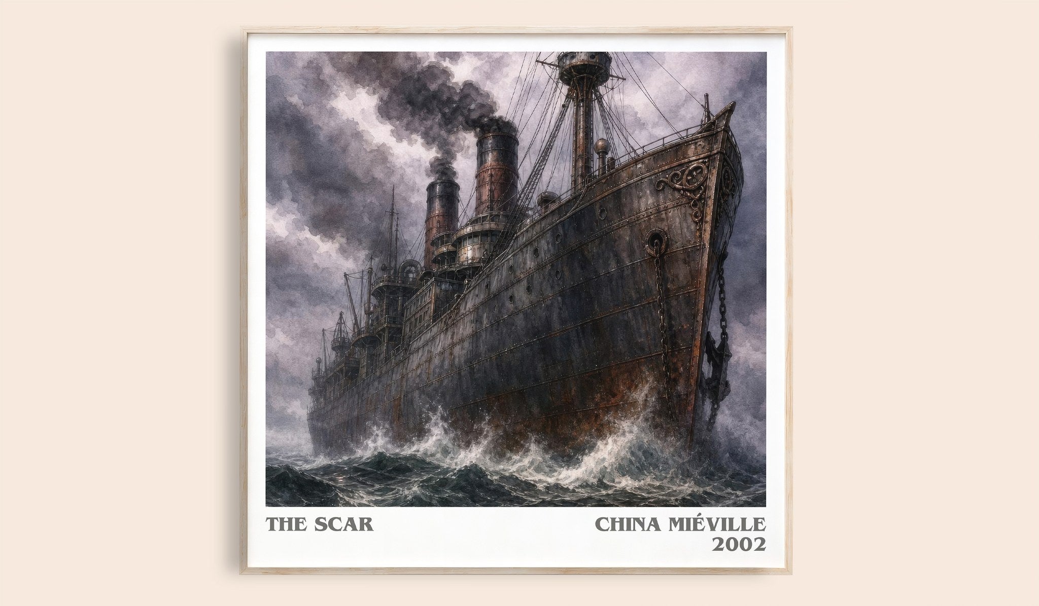 The Scar Literary Art Print by China Miéville