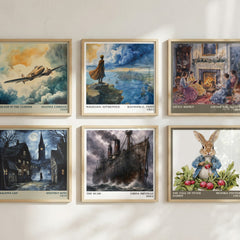 The Scar literary art print colour and style options – China Miéville book art