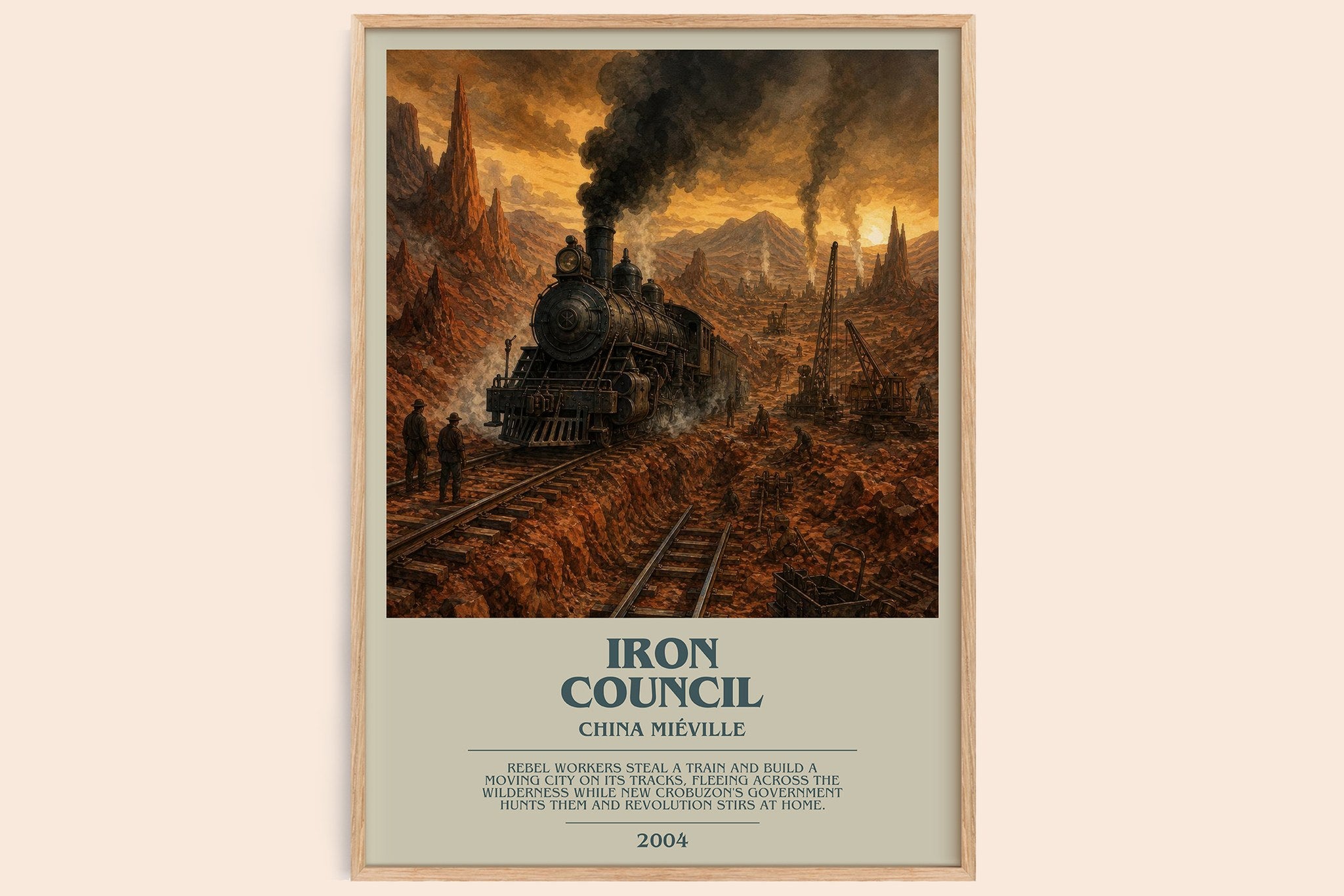 Iron Council Bookish Wall Art by China Miéville