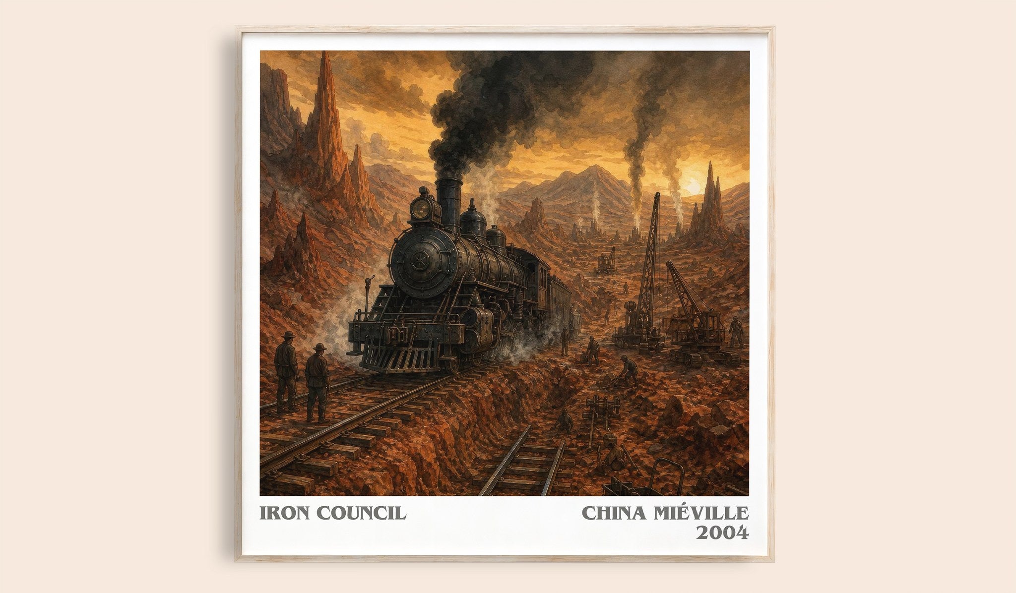 Iron Council Literary Art Print by China Miéville