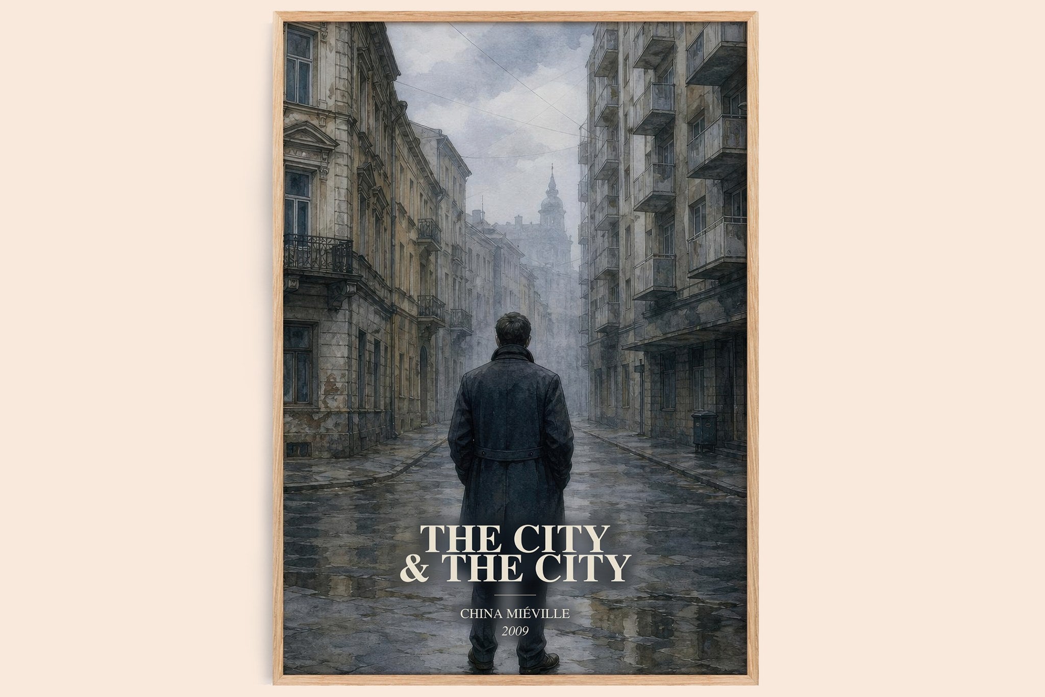 The City & the City Book Watercolour Illustration by China Miéville