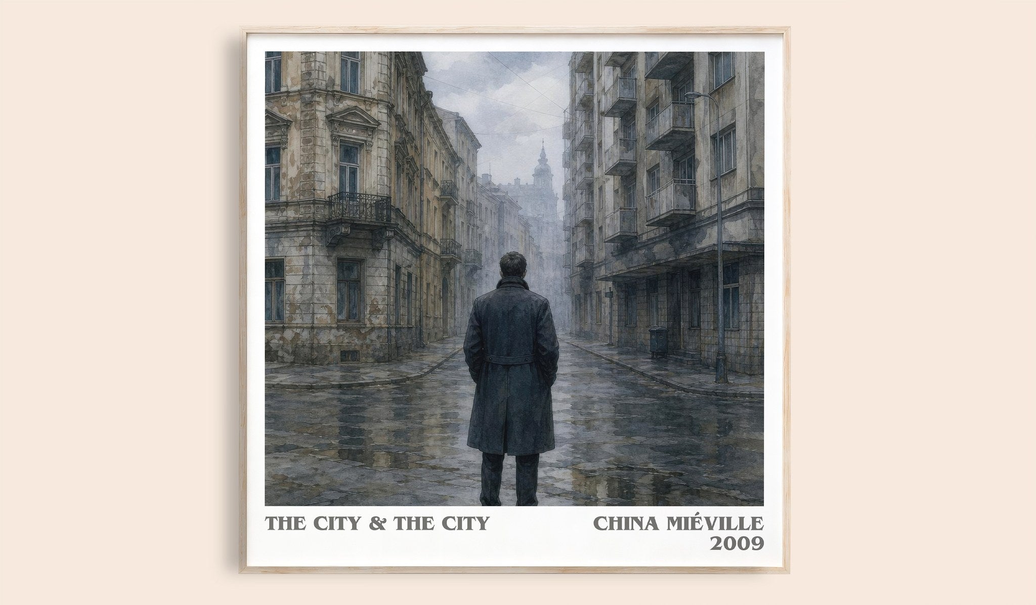 The City & the City Literary Art Print by China Miéville