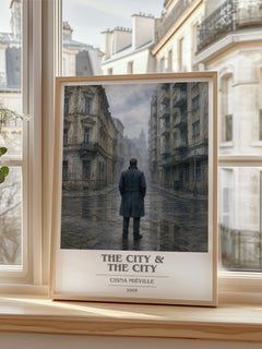 The City & the City book cover poster colour and style options – China Miéville book art