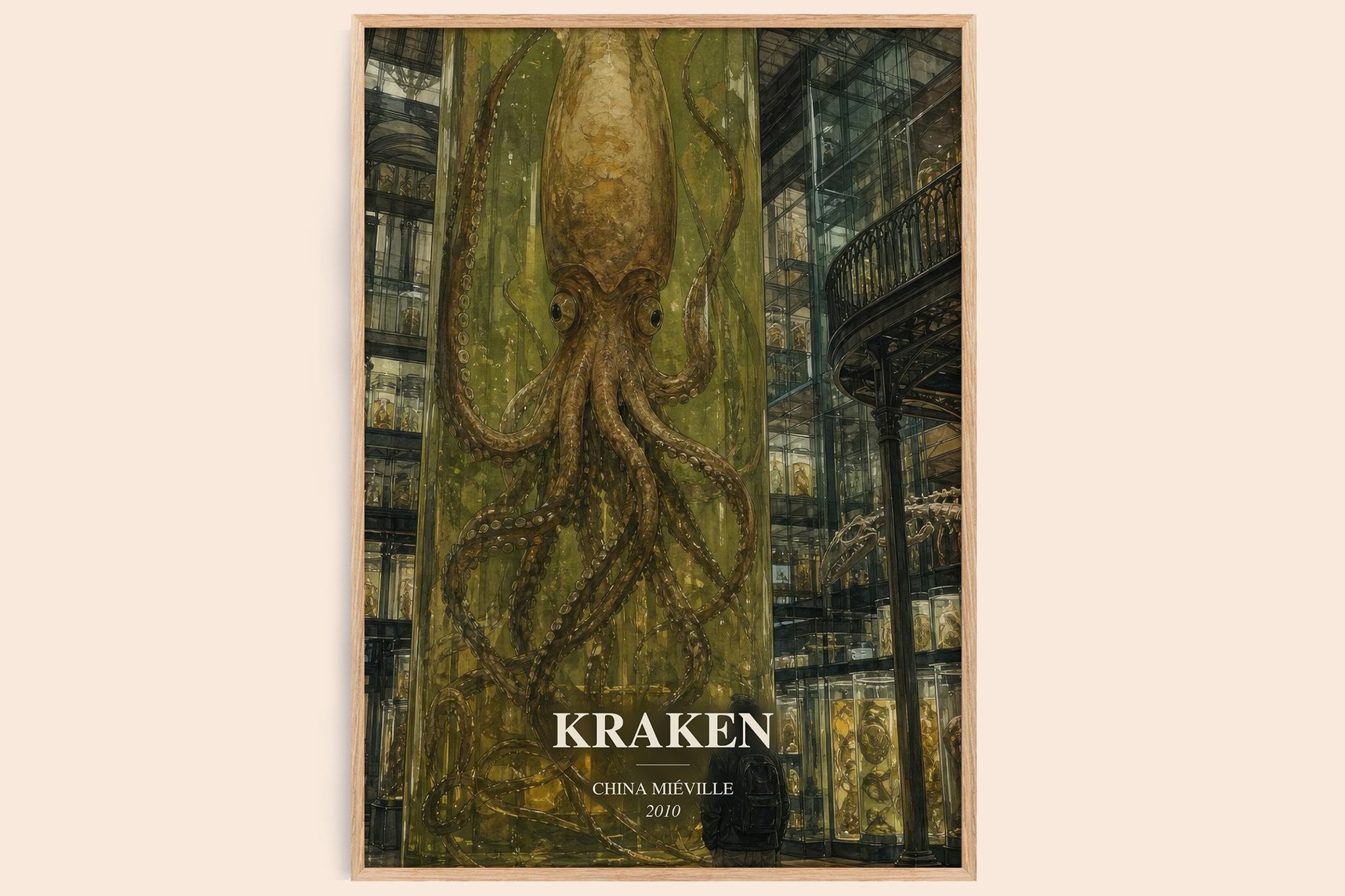 Kraken Book Watercolour Illustration by China Miéville