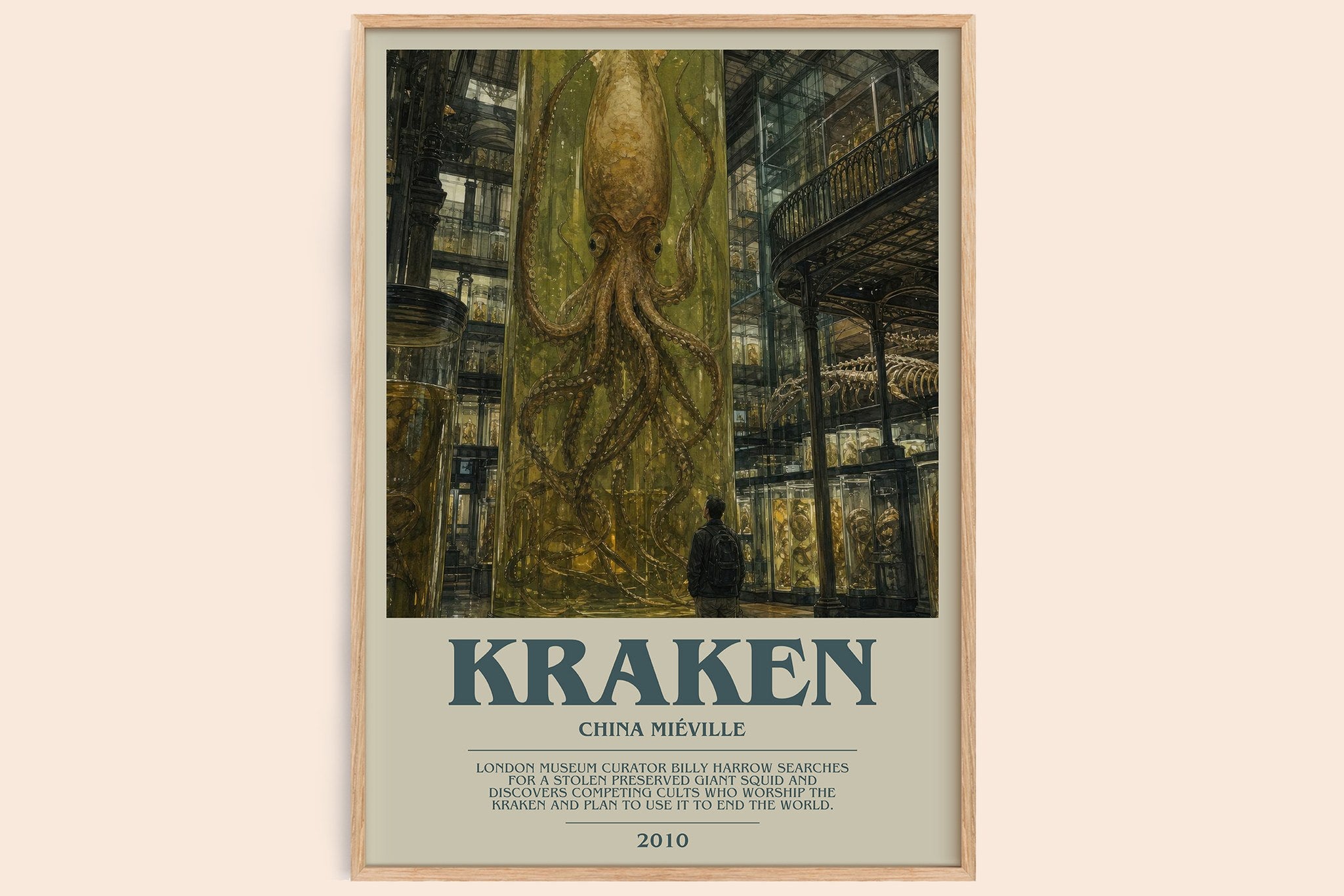 Kraken Bookish Wall Art by China Miéville
