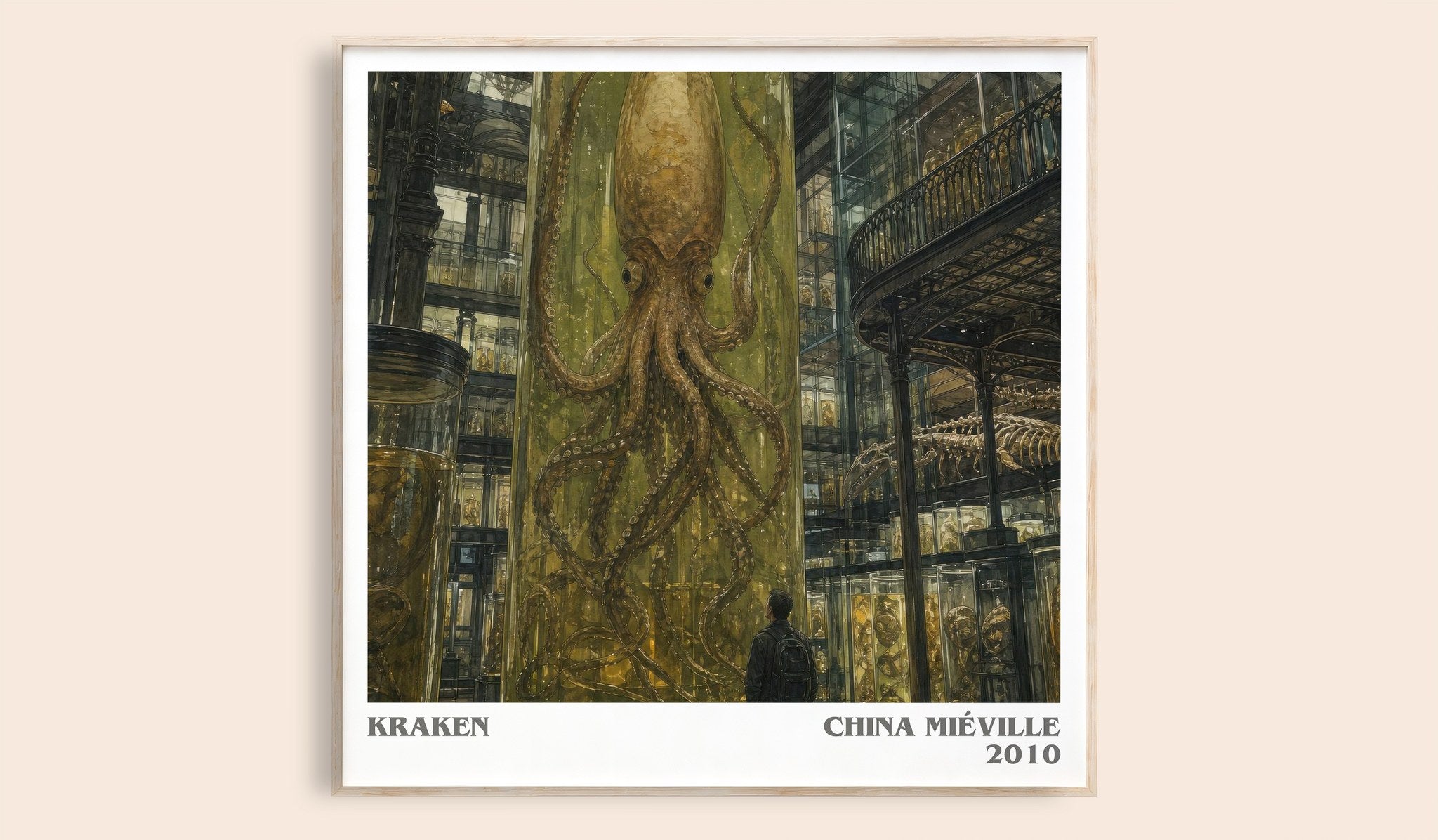 Kraken Literary Art Print by China Miéville