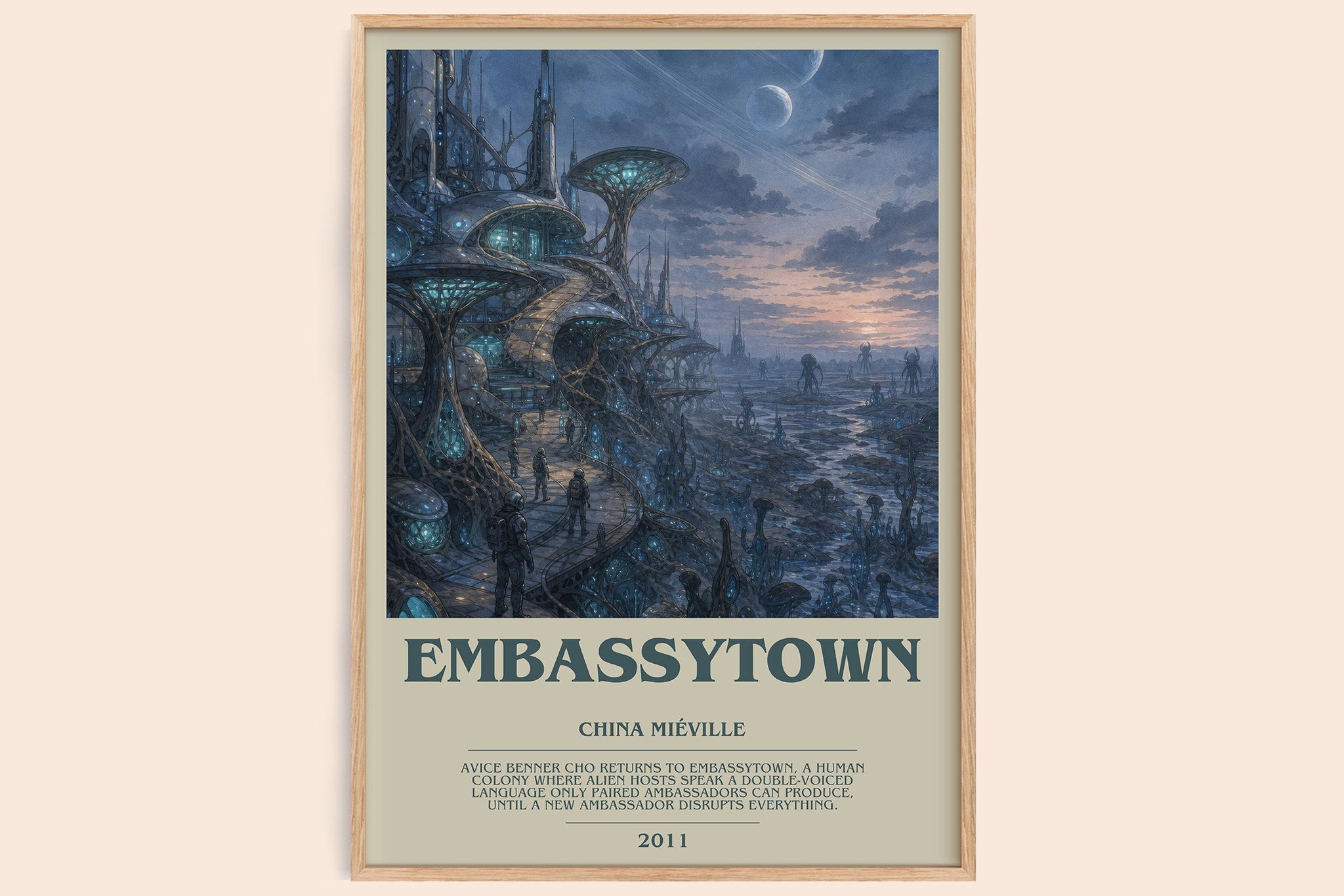 Embassytown Bookish Wall Art by China Miéville