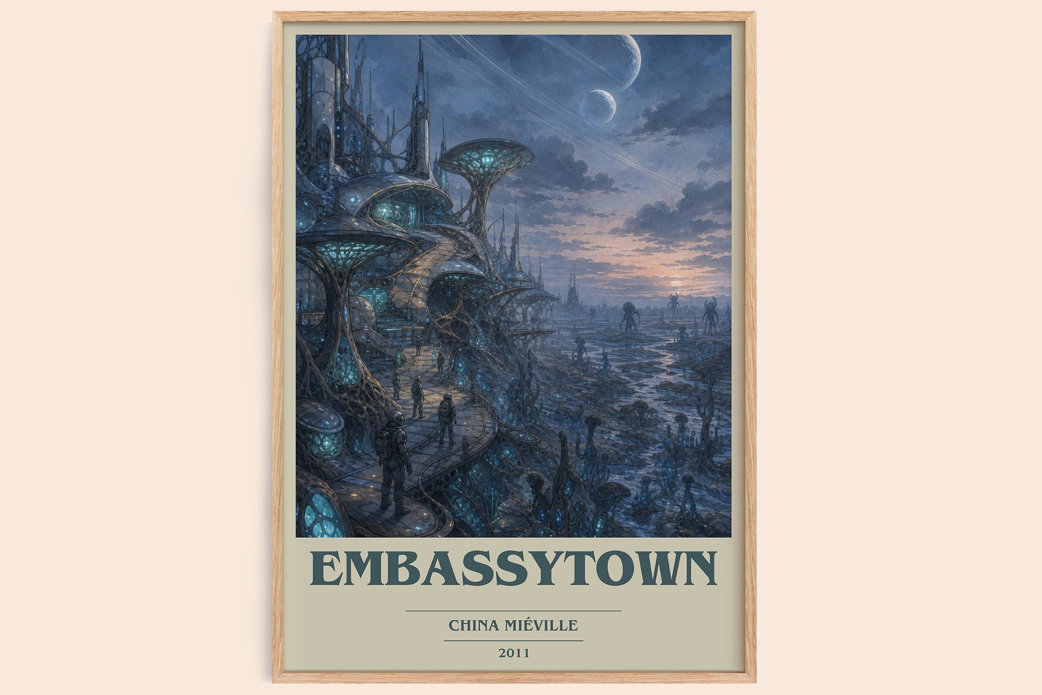 Embassytown Book Cover Poster by China Miéville