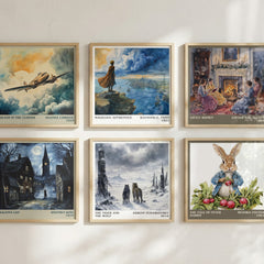 The Tiger and the Wolf literary art print colour and style options – Adrian Tchaikovsky book art