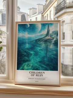 Children of Ruin book cover poster colour and style options – Adrian Tchaikovsky book art