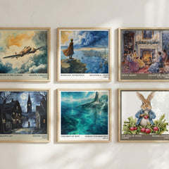 Children of Ruin literary art print colour and style options – Adrian Tchaikovsky book art