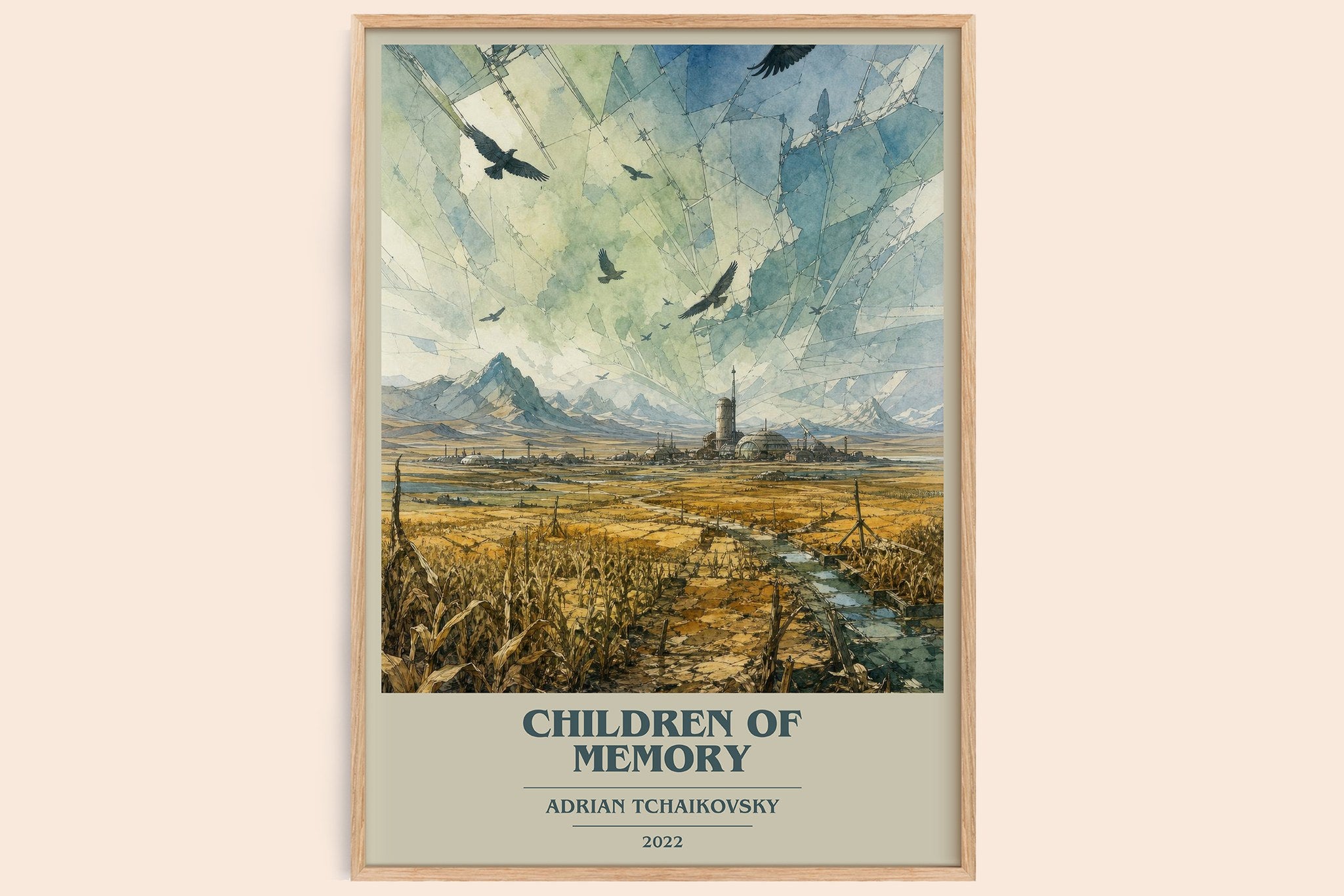 Children of Memory Book Cover Poster by Adrian Tchaikovsky