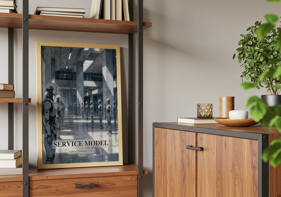 Service Model book watercolour illustration paper finish options – matte satin gloss