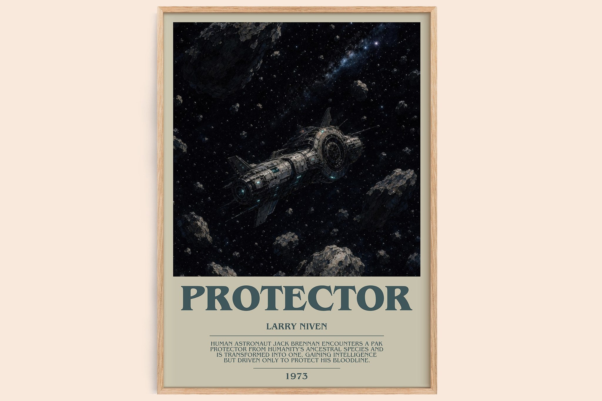 Protector Bookish Wall Art by Larry Niven