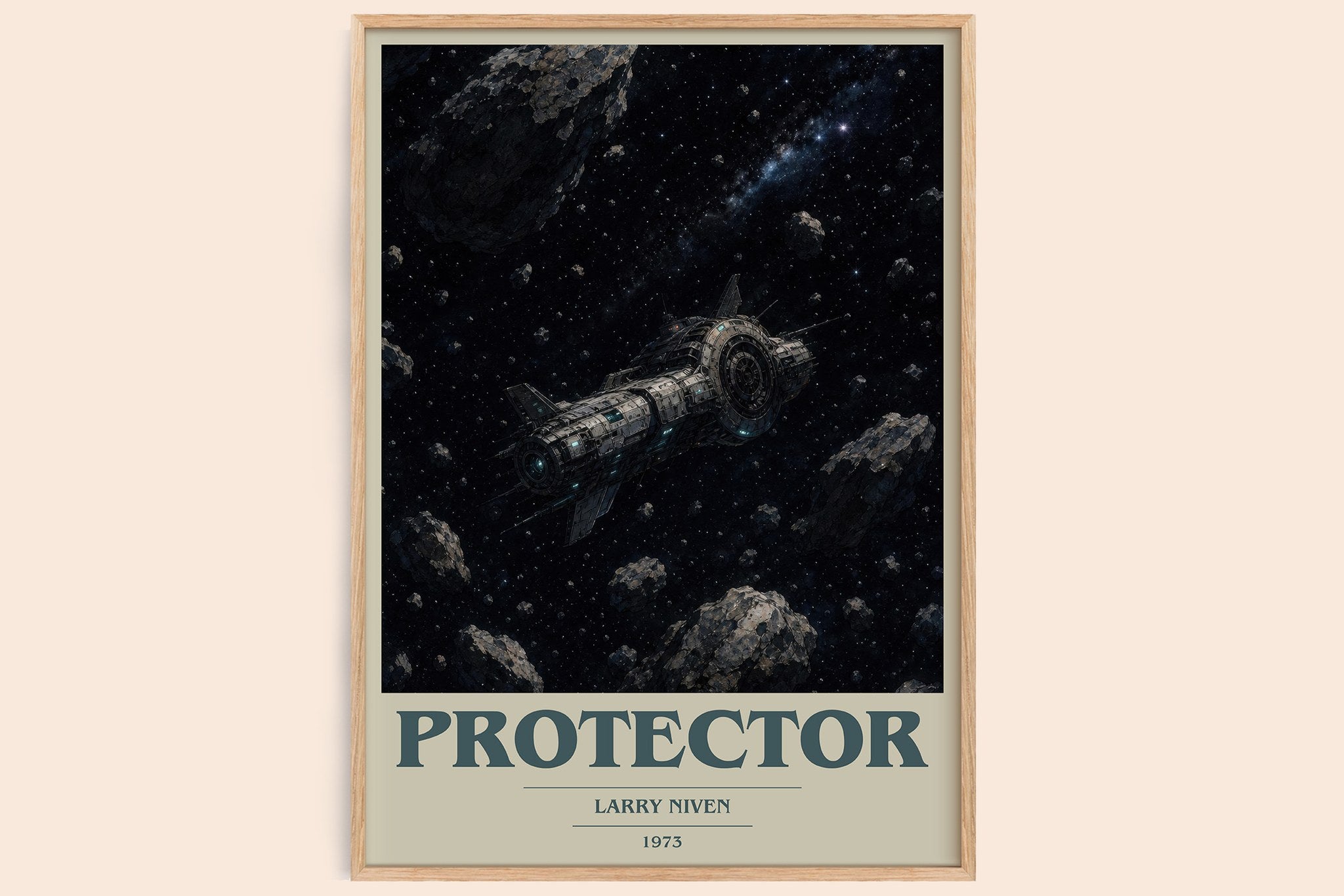 Protector Book Cover Poster by Larry Niven