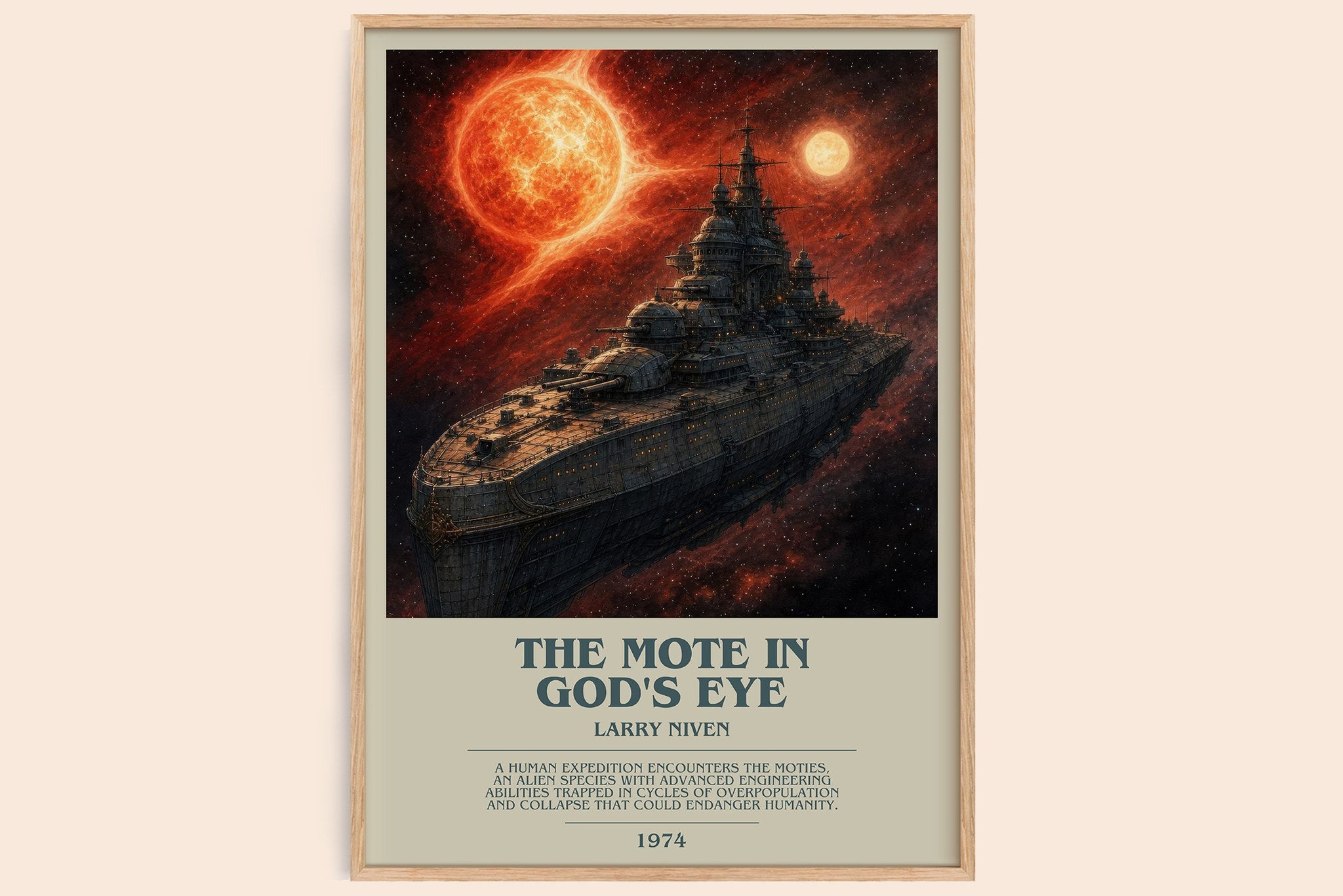 The Mote in God's Eye Bookish Wall Art by Larry Niven