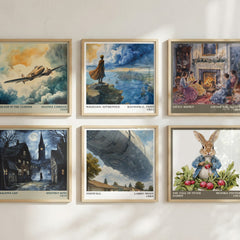 Footfall literary art print colour and style options – Larry Niven book art