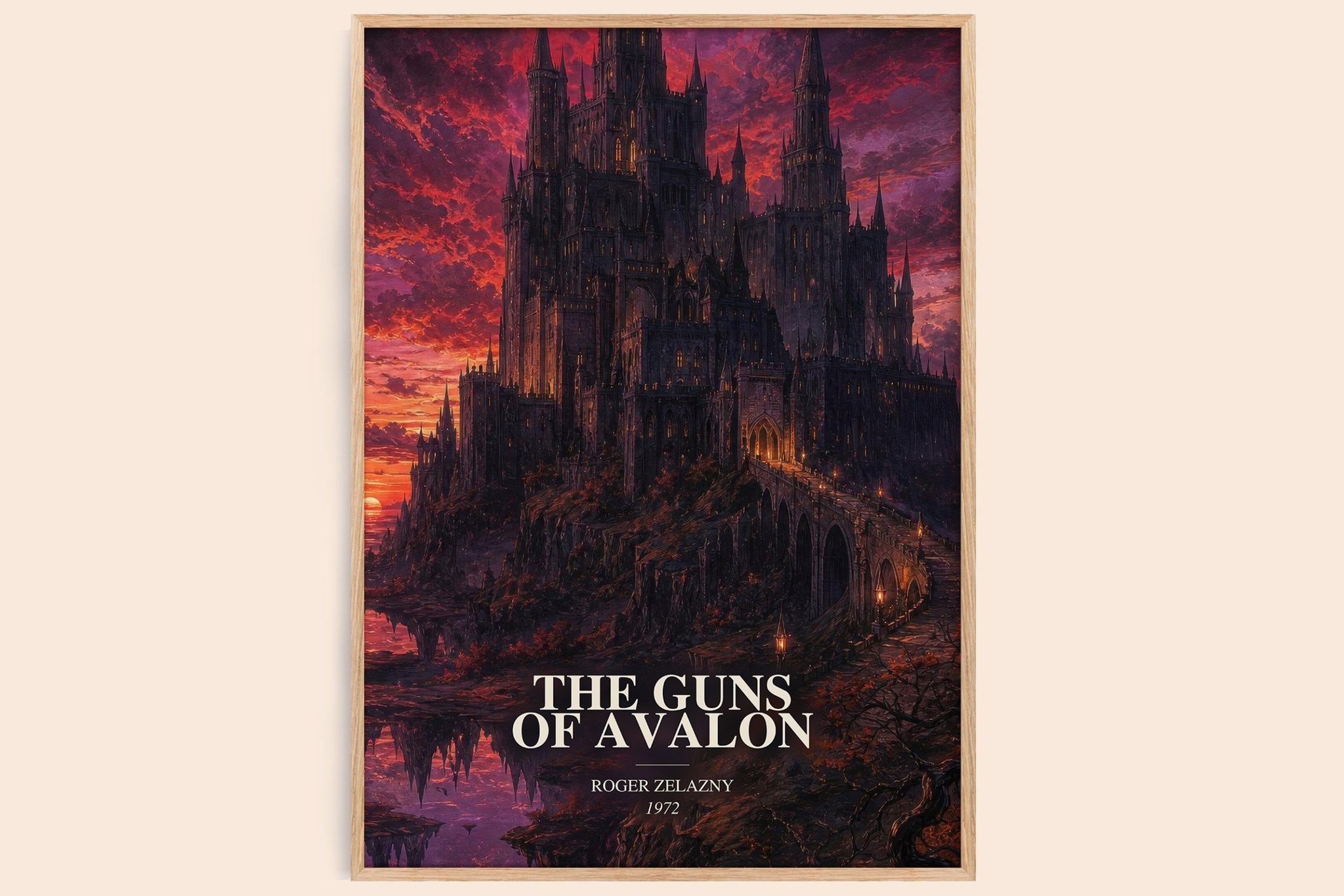 The Guns of Avalon Book Watercolour Illustration by Roger Zelazny