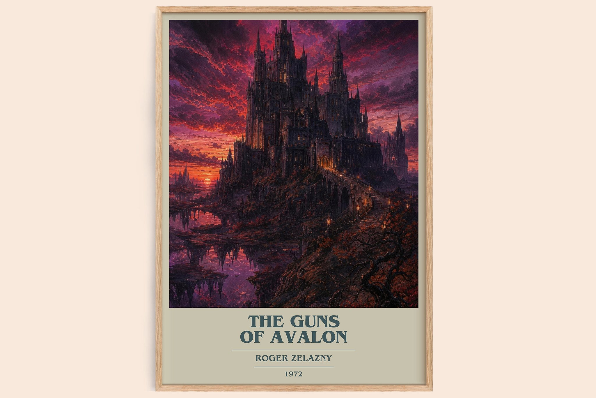 The Guns of Avalon Book Cover Poster by Roger Zelazny
