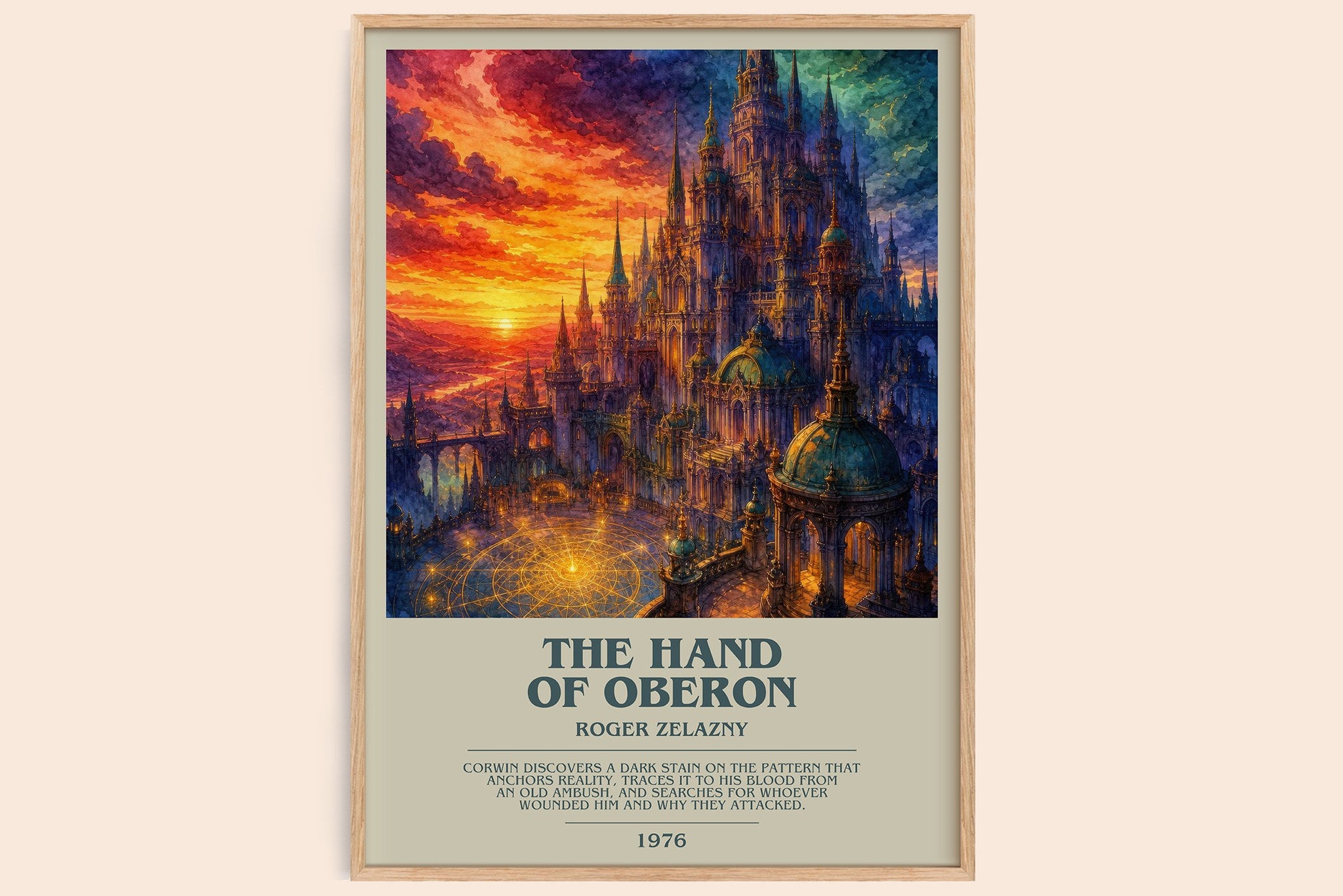 The Hand of Oberon Bookish Wall Art by Roger Zelazny