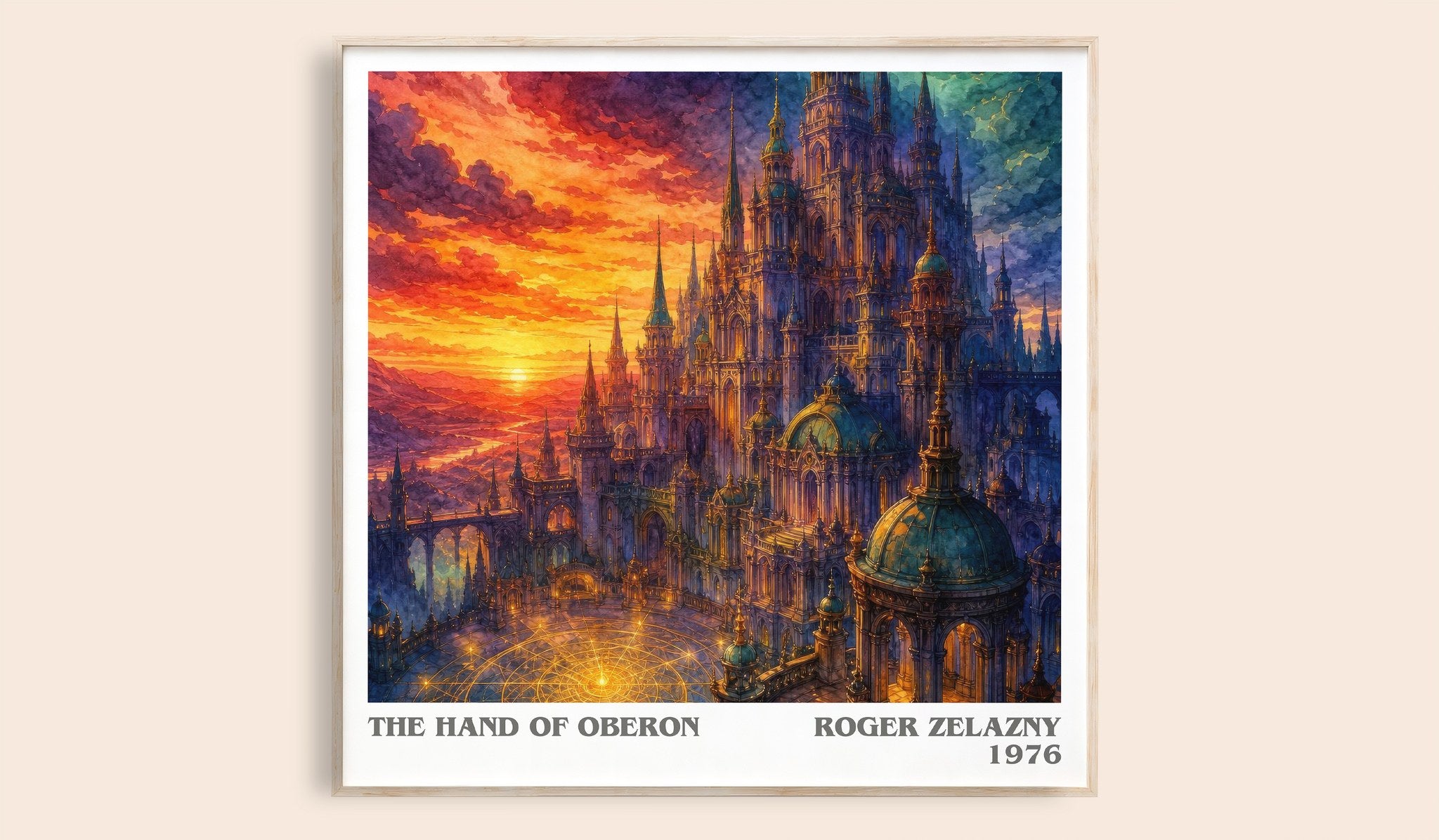 The Hand of Oberon Literary Art Print by Roger Zelazny