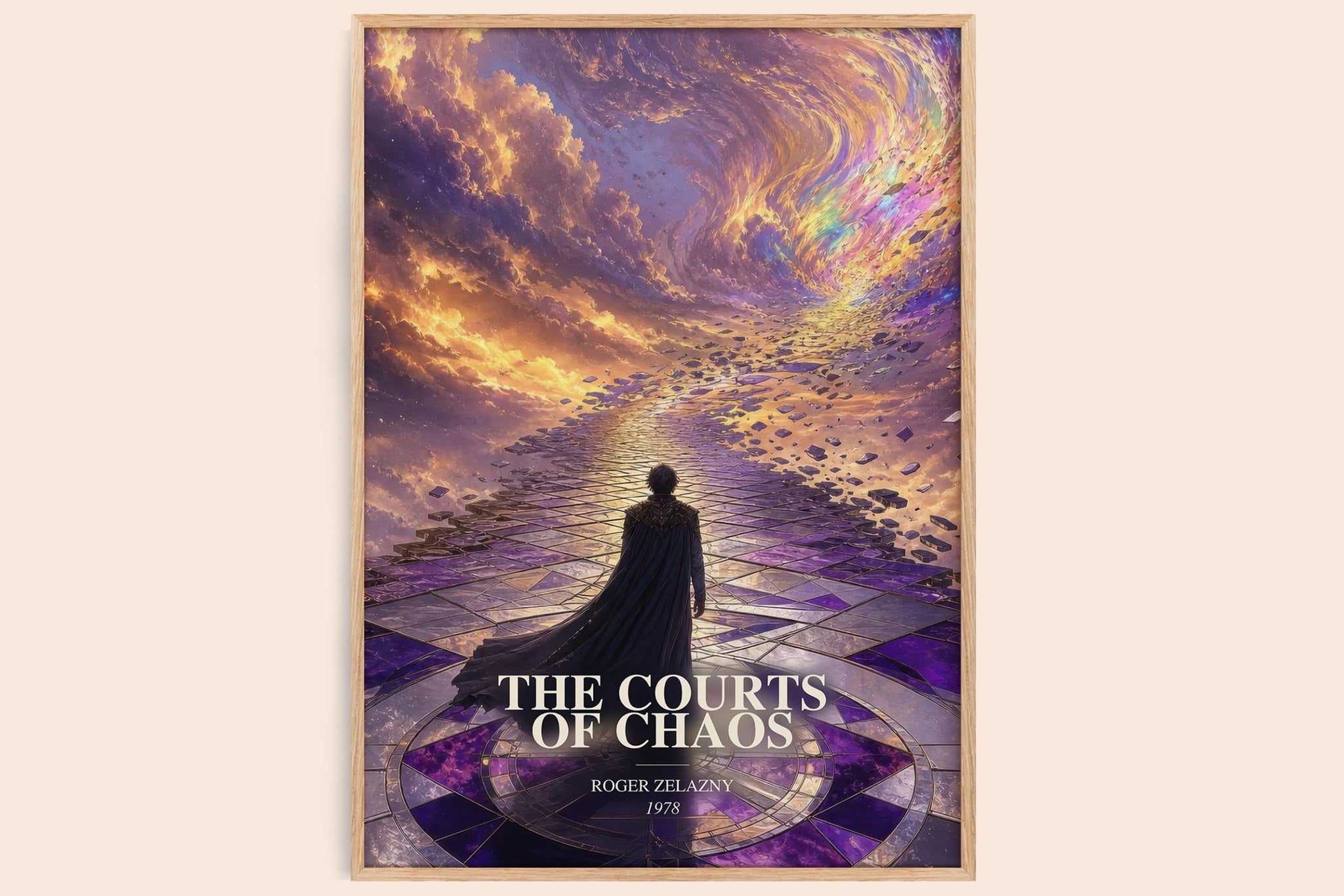 The Courts of Chaos Book Watercolour Illustration by Roger Zelazny