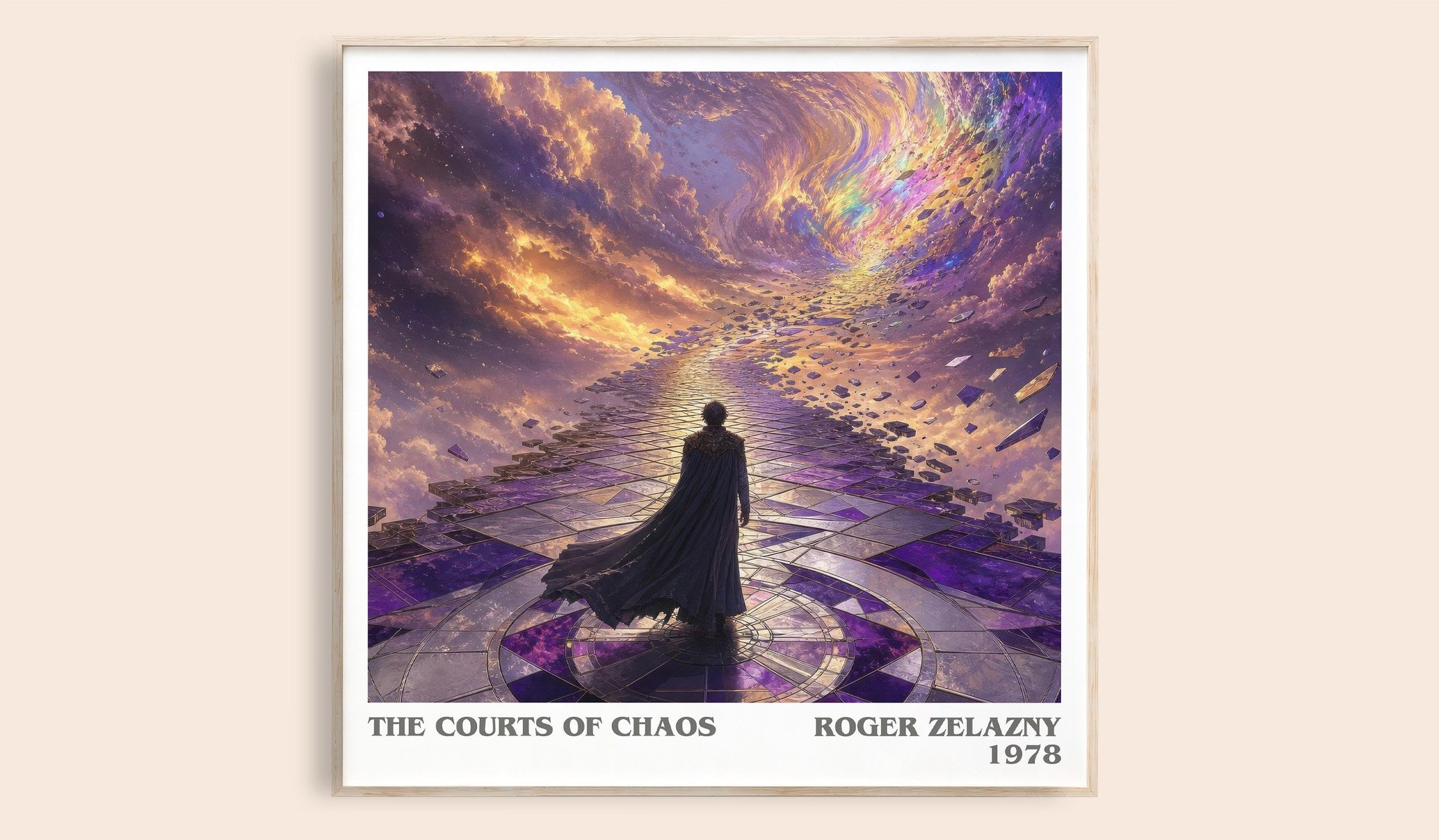 The Courts of Chaos Literary Art Print by Roger Zelazny