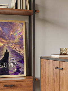 The Courts of Chaos book watercolour illustration paper finish options – matte satin gloss